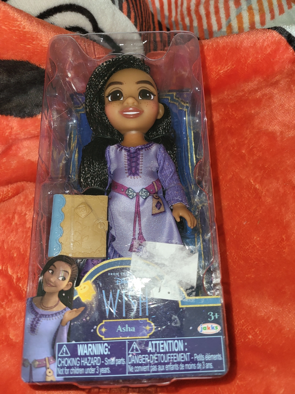 New In Package Disney Wish 6" Asha Doll in Purple Lavender Outfit